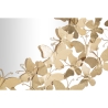 Espejo de pared redondo con mariposas 3D dorado Butterfly Wind Oferta