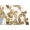 Espejo de pared redondo con mariposas 3D dorado Butterfly Wind Descueto