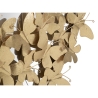 Espejo ovalado de pared dorado con mariposas decorativas Butterfly Wind Oferta