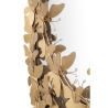Espejo ovalado de pared dorado con mariposas decorativas Butterfly Wind Rebajas