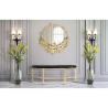 Espejo redondo de pared dorado con mariposas decorativas Butterfly M Venta