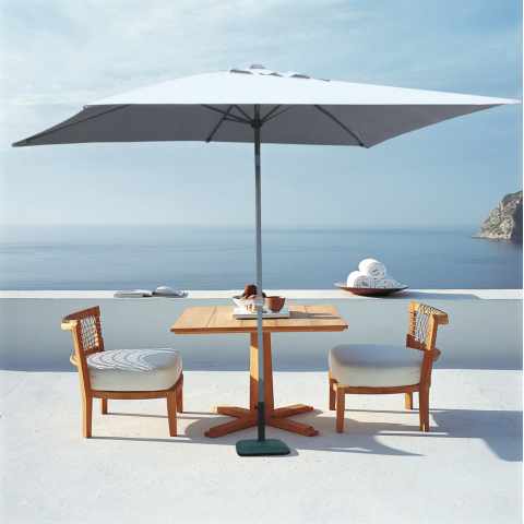 Sombrilla para jardín y terraza de aluminio rectangular Eden 3x2m Bar/Restaurante