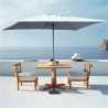 Sombrilla para jardín y terraza de aluminio rectangular Eden 3x2m Bar/Restaurante Venta