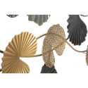 Decoración de pared en metal 3D con acabados dorados Web Rebajas