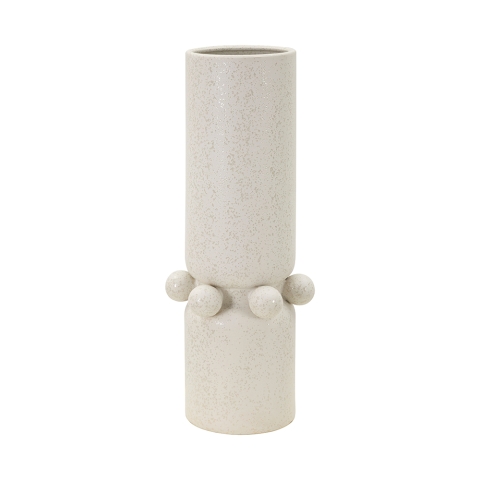 Vaso moderno de cerámica con acabado mate Bubbles Promoción