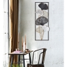 Decoración de pared en metal 3D rectangular h90cm Ory Venta
