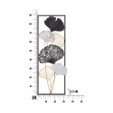 Decoración de pared en metal 3D rectangular h90cm Ory Catálogo