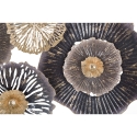 Decoración de pared en metal 3D multicolor Browny Oferta