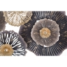 Decoración de pared en metal 3D multicolor Browny Oferta