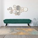 Decoración de pared con espejos redondos dorados Mirrors Venta