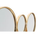 Decoración de pared con espejos redondos dorados Mirrors Rebajas