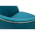 Sillón de terciopelo con ribete dorado Paris 
