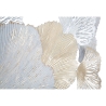 Decoración de pared en metal 3D con hojas de Ginko Silvy Oferta