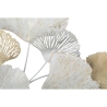 Decoración de pared en metal 3D con hojas de Ginko Silvy Rebajas