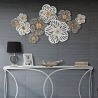 Decoración de pared en metal 3D con diseño natural Lory Venta
