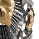 Decoración de pared 3D en metal multicolor floral Otos Oferta
