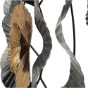 Decoración de pared 3D en metal multicolor floral Otos Descueto