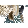 Decoración de pared 3D en metal multicolor estilo tropical con hojas Amaz Rebajas