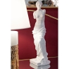 Estatua clásica decorativa de mesa en polirresina blanca h49cm estilo griego Venta