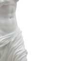 Estatua clásica decorativa de mesa en polirresina blanca h49cm estilo griego Descueto