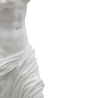 Estatua clásica decorativa de mesa en polirresina blanca h49cm estilo griego Descueto