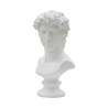 Escultura clásica decorativa de medio busto en poliresina h34cm Man Rebajas