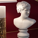 Busto decorativo clásico de mujer en poliresina h34 cm Venta