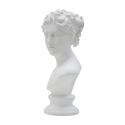 Busto decorativo clásico de mujer en poliresina h34 cm Rebajas