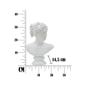 Busto decorativo clásico de mujer en poliresina h34 cm Catálogo