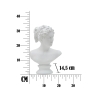Busto decorativo clásico de mujer en poliresina h34 cm Catálogo