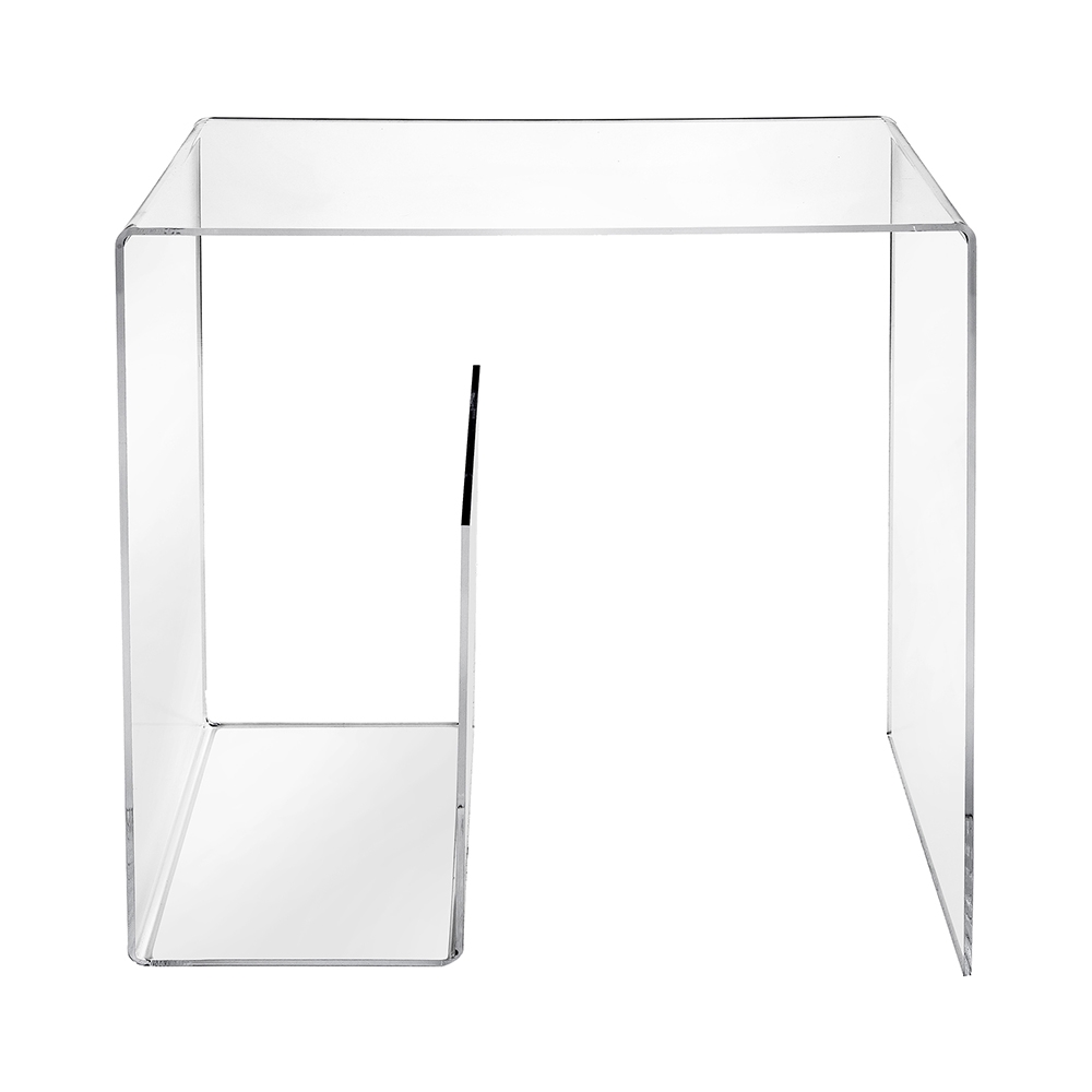 Mesa de centro de plexiglás transparente 33x50x50cm G Table Promoción Mesa de centro de plexiglás transparente 33x50x50cm G Table Promoción