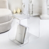 Mesa de centro de plexiglás transparente 33x50x50cm G Table Venta