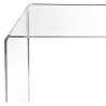 Mesa de centro de plexiglás transparente 33x50x50cm G Table Descueto