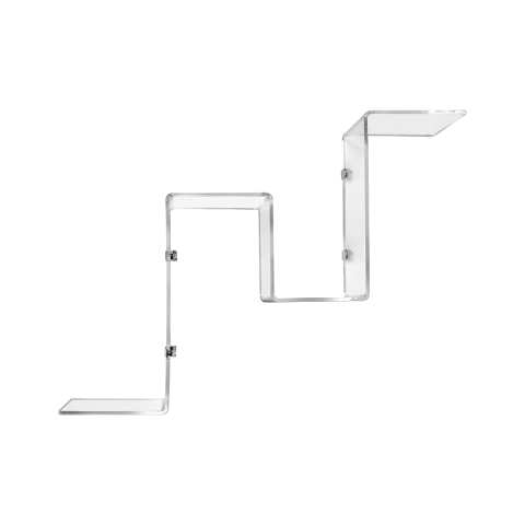Estante transparente de plexiglás de diseño moderno VA-ET-VIENT 2 Promoción