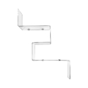 Estante transparente de plexiglás de diseño moderno VA-ET-VIENT 2 Oferta