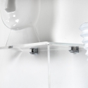 Estante transparente de plexiglás de diseño moderno VA-ET-VIENT 2 Descueto