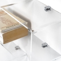 Estante transparente de plexiglás de diseño moderno VA-ET-VIENT 2 Stock