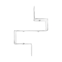 Estante de diseño moderno en plexiglás transparente VA-ET-VIENT 3 Oferta