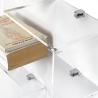 Estante de diseño moderno en plexiglás transparente VA-ET-VIENT 3 Stock