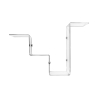 Estante moderno de diseño en plexiglás transparente VA-ET-VIENT 4 Stock