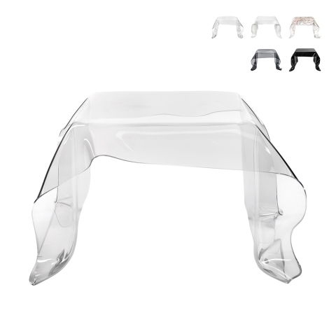Mesa de centro cuadrada de diseño Drappeggi en plexiglás Promoción