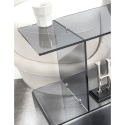 Mesa auxiliar móvil de plexiglás transparente para sala de estar Viceversa Catálogo