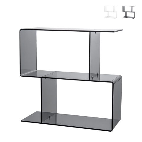 Mesa auxiliar móvil de plexiglás transparente para sala de estar Viceversa Promoción