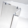 Mesa alta de sofá sala de estar en plexiglás transparente Atari Descueto