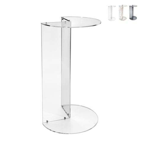 Mesa alta de sofá sala de estar en plexiglás transparente Atari Promoción