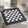 Tablero de ajedrez y damas de diseño en plexiglás transparente Kasparov Venta