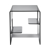 Mesa auxiliar de salón y dormitorio en plexiglás transparente Enan Oferta
