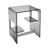 Mesa auxiliar de salón y dormitorio en plexiglás transparente Enan Catálogo