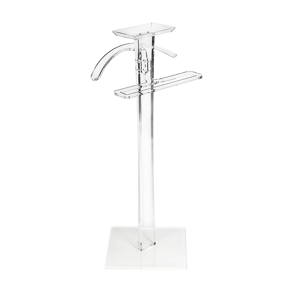 Servomuto perchero de diseño en plexiglás transparente Bernardo Promoción
