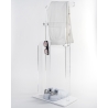 Servomuto para toallas moderno en plexiglás transparente Shubi Descueto